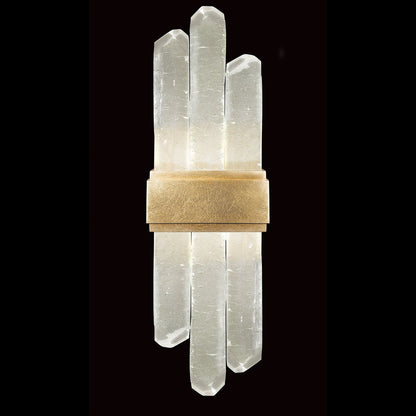 Rockform Glass Spire LED Wall Sconce