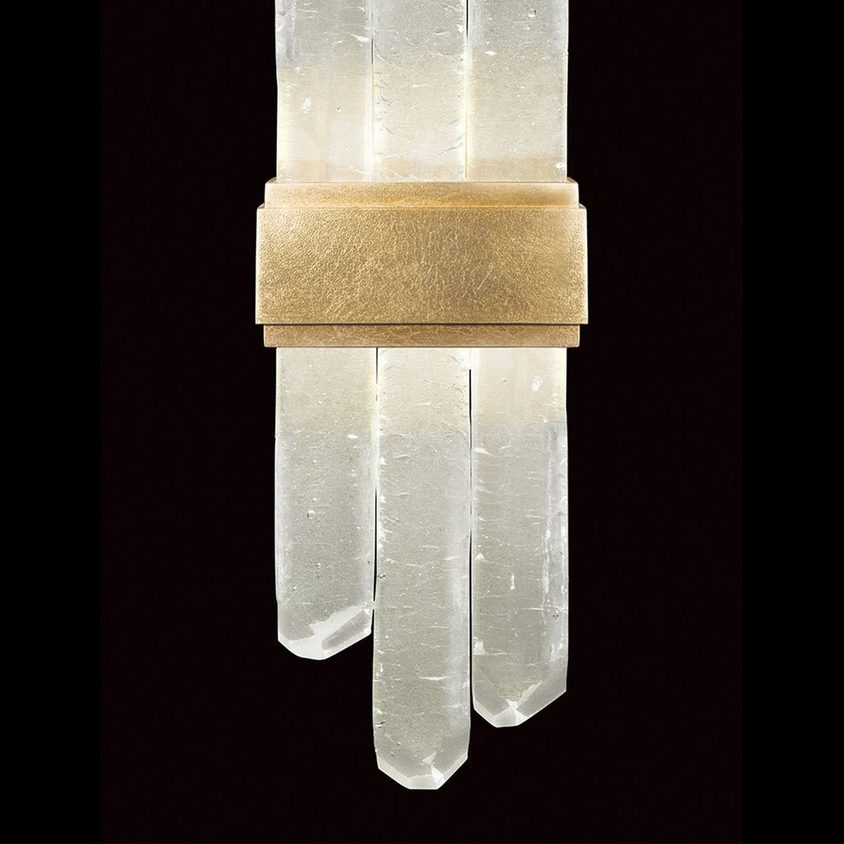 Rockform Glass Spire LED Wall Sconce