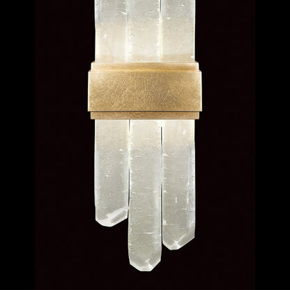 Rockform Glass Spire LED Wall Sconce