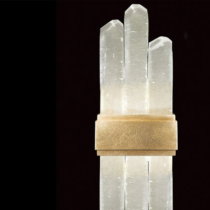 Rockform Glass Spire LED Wall Sconce