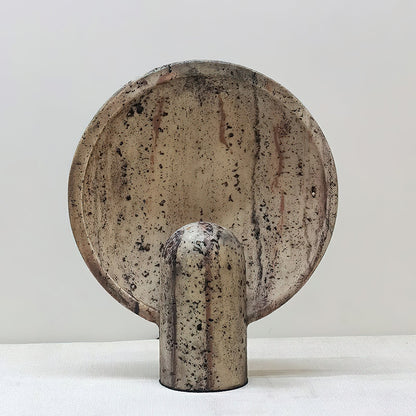 Rondure Brown Travertine Table Lamp