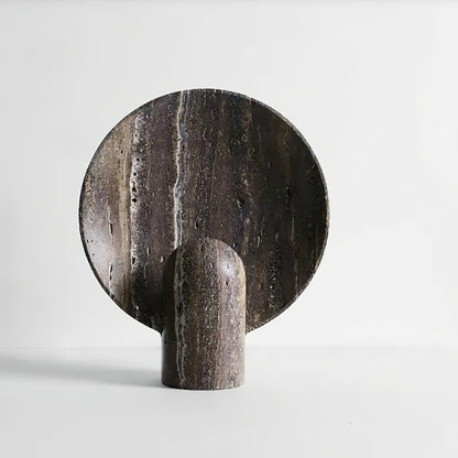 Rondure Brown Travertine Table Lamp