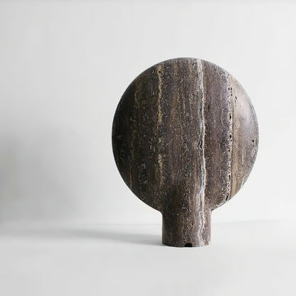 Rondure Brown Travertine Table Lamp
