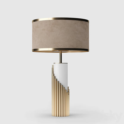 Rostra Gold Marble Champagne Table Lamp