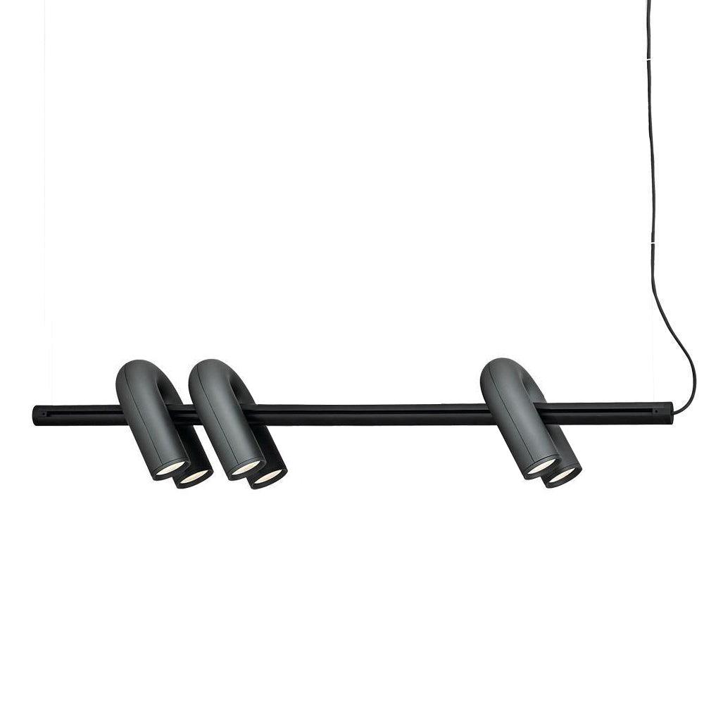 Cirkus Chandelier 3 Heads L 47.2″ x H 9.4″ / L 120cm x H 24cm (Power: ~42W) / Black / Warm White Chandelier