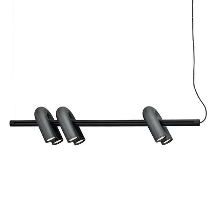 Cirkus Chandelier 3 Heads L 47.2″ x H 9.4″ / L 120cm x H 24cm (Power: ~42W) / Black / Warm White Chandelier