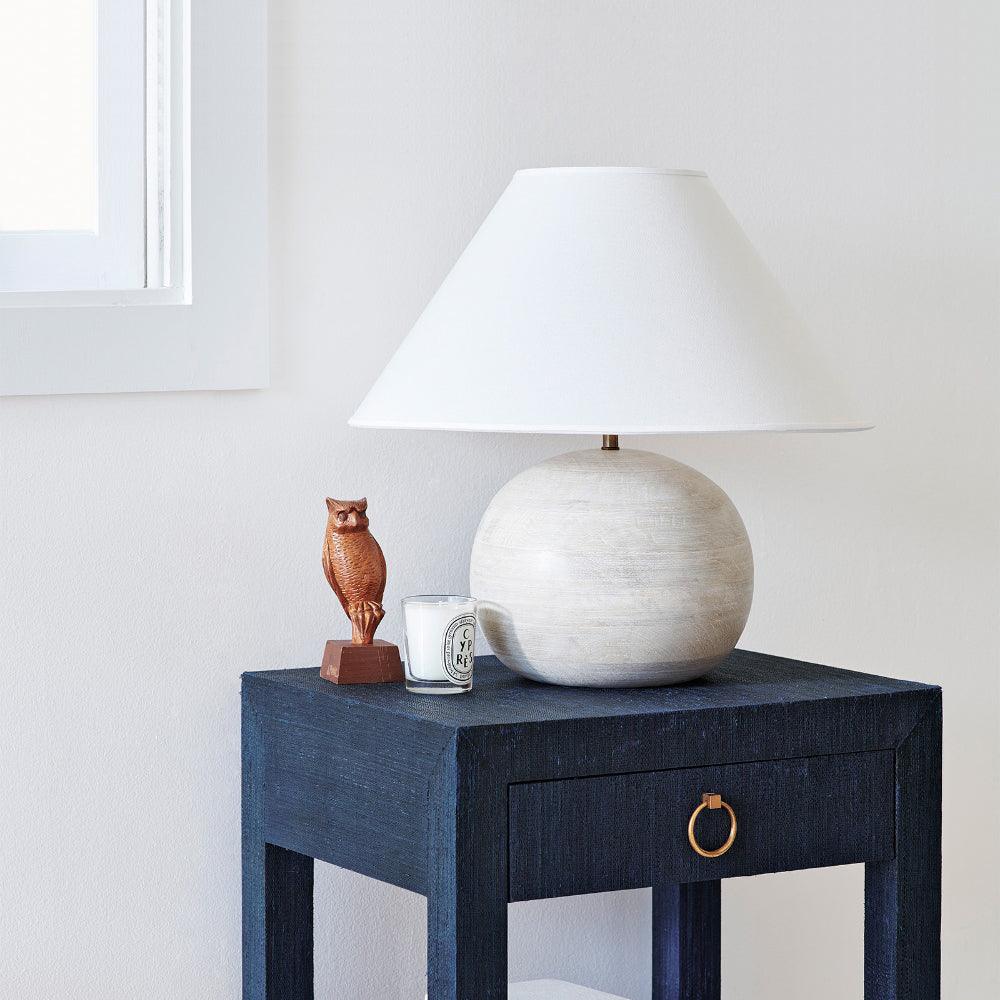 Sandy Grain Wood Beige Table Lamp