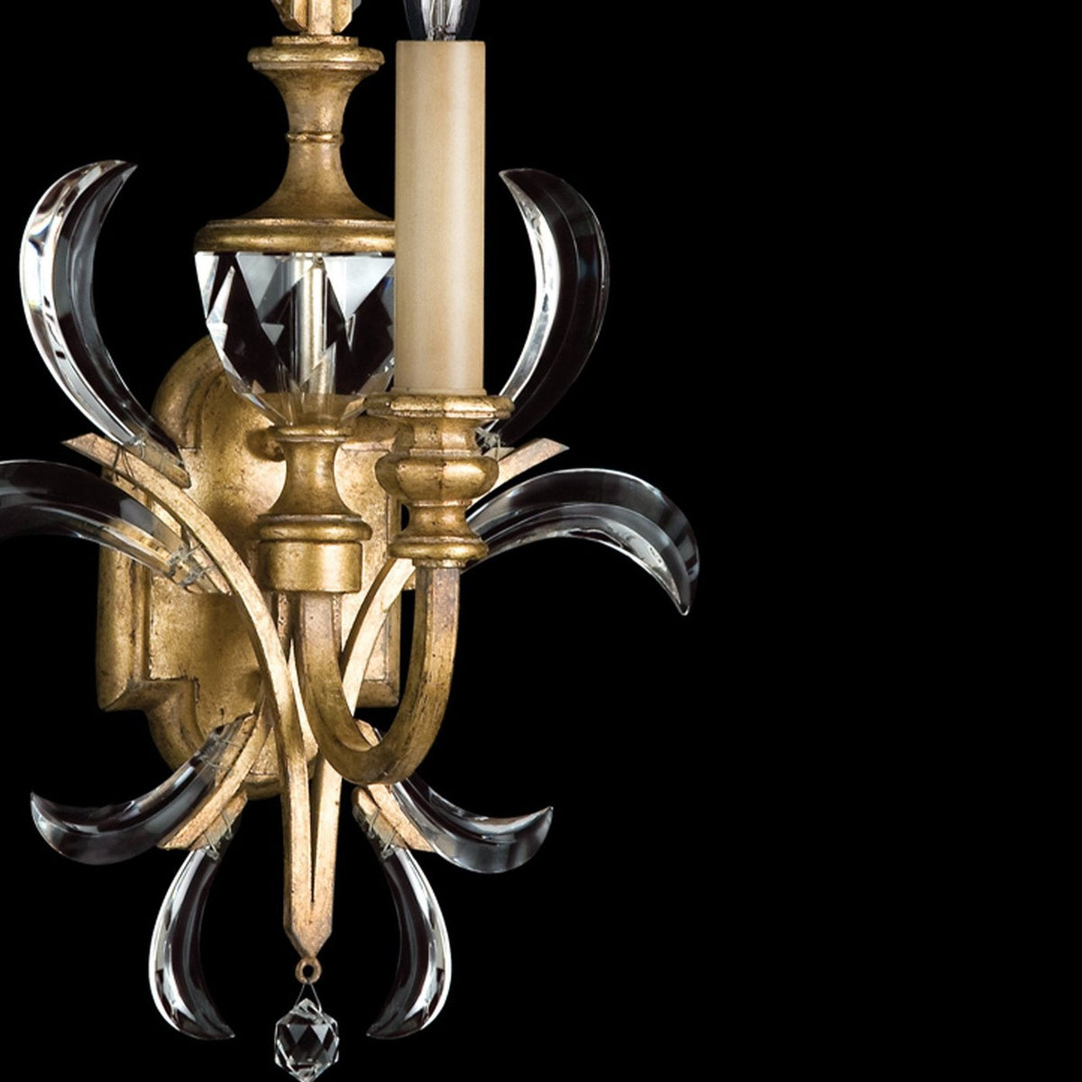 Sculpted Bevel Curve Wall Sconce