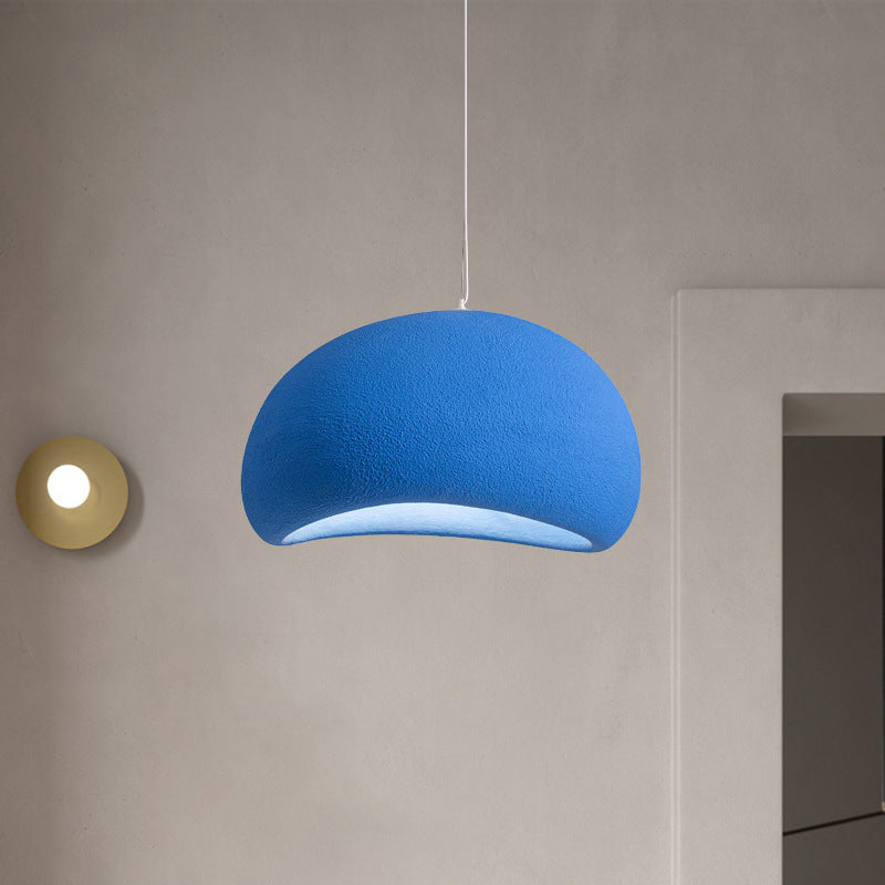 Sculptural Designer Restaurant Pendant Light / Three Colors / Blue 40CM