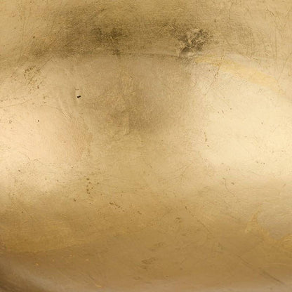 Sculptural Pod Gold Leaf Flush Mount