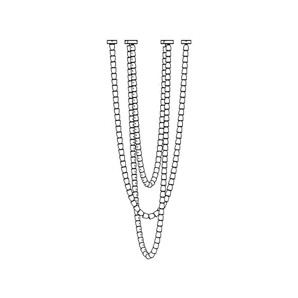 Sinuara Chrome LED Cascade Chandelier