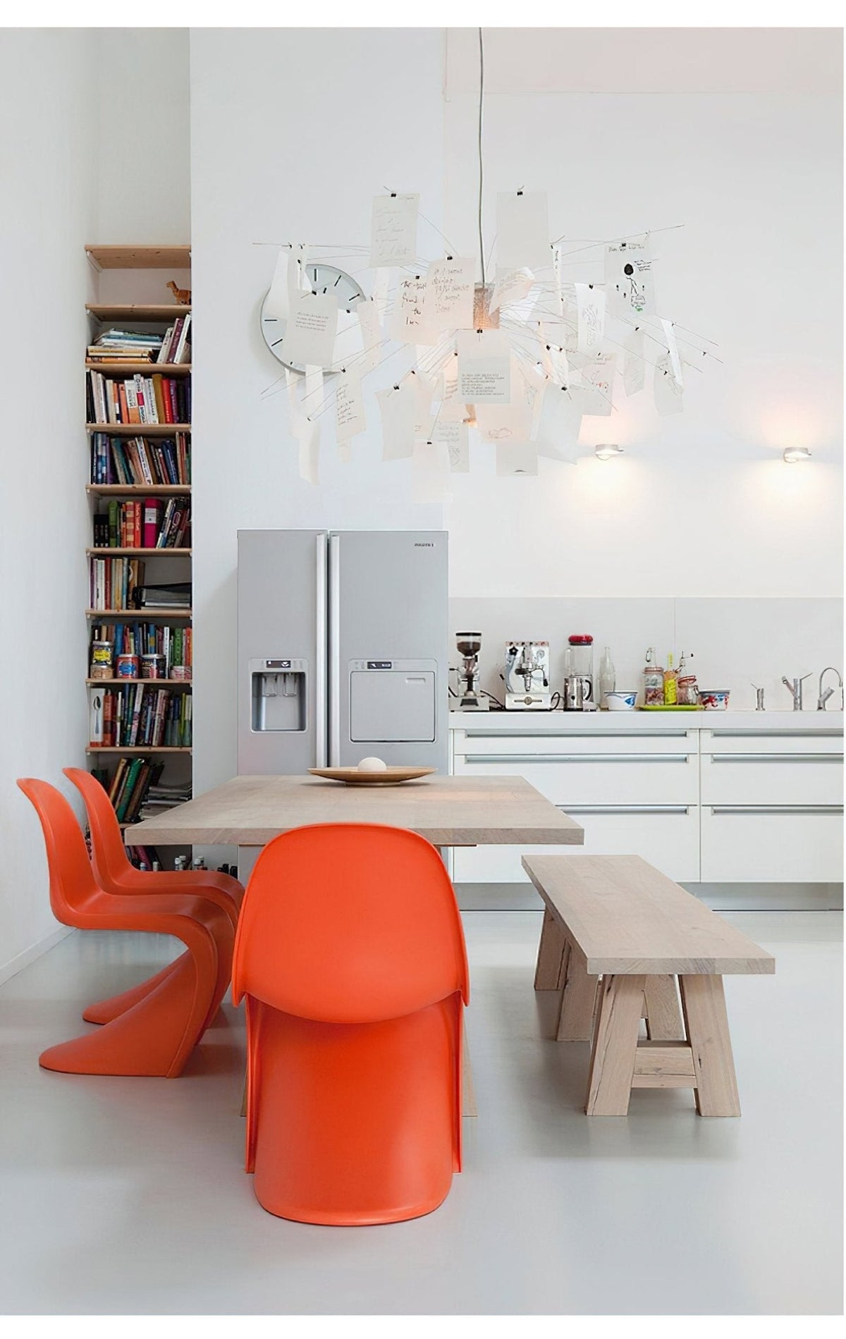 Sketchveil Chrome Paper Chandelier