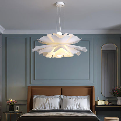 Softfold White Acrylic Pendant