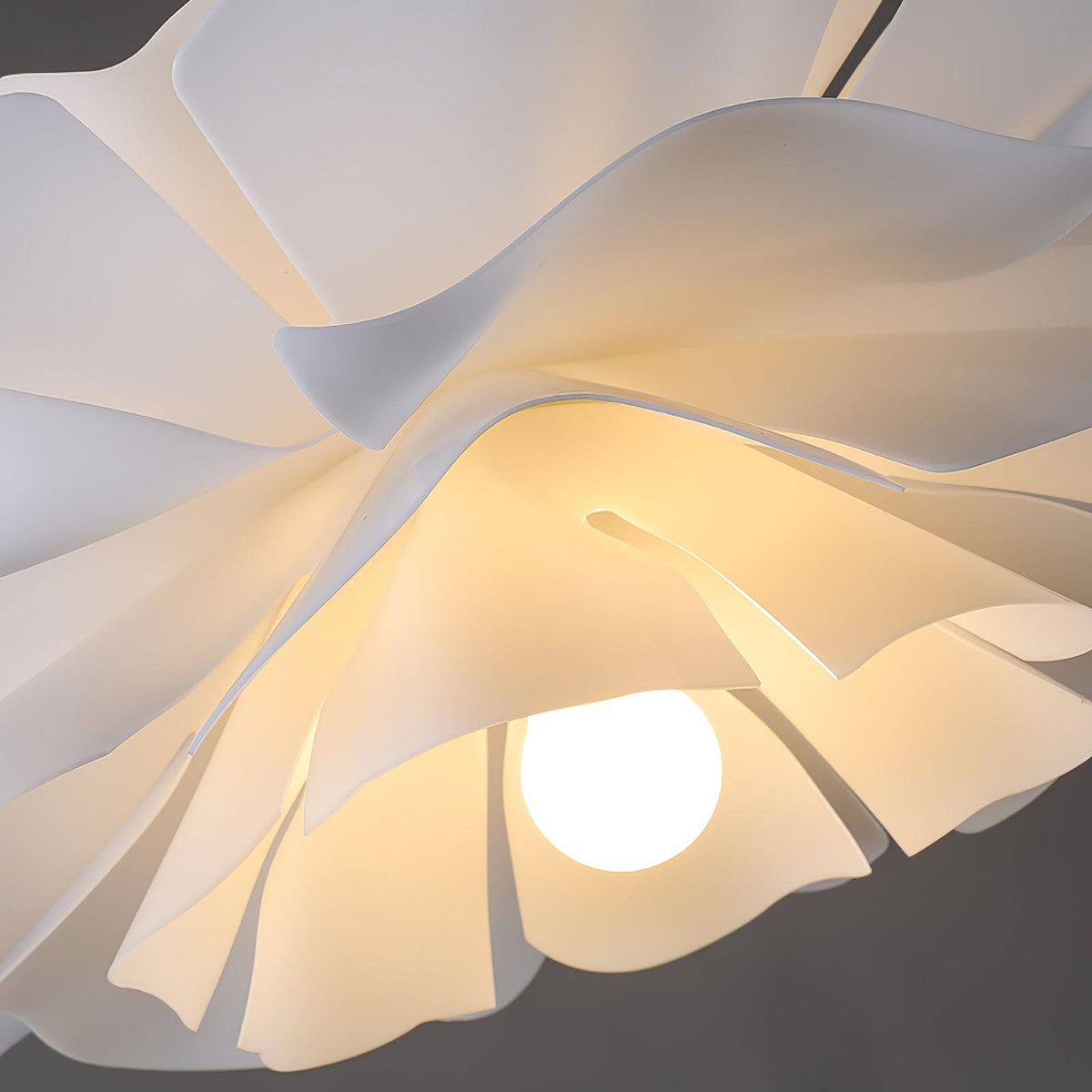 Softfold White Acrylic Pendant