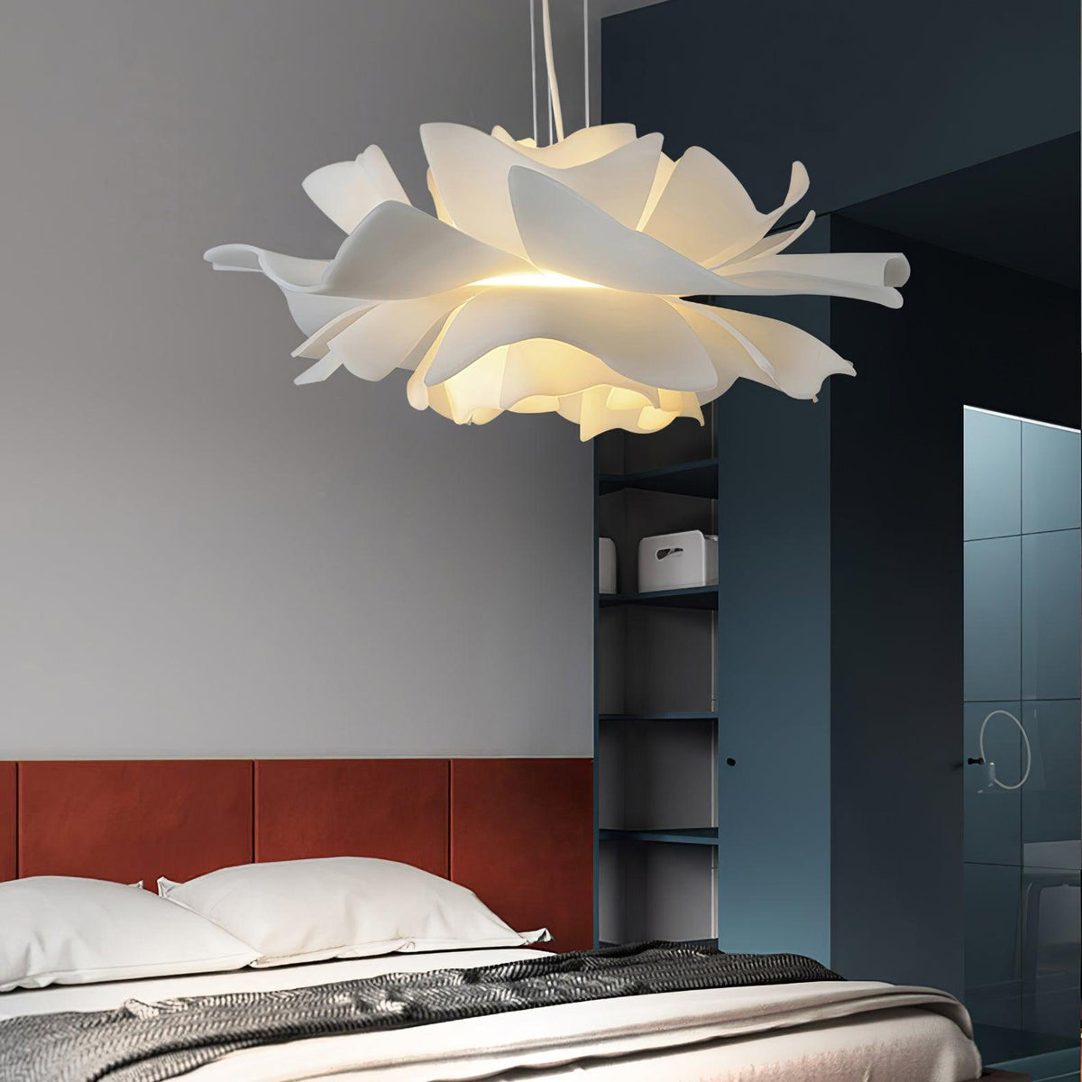 Softfold White Acrylic Pendant