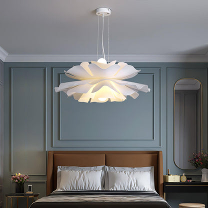 Softfold White Acrylic Pendant