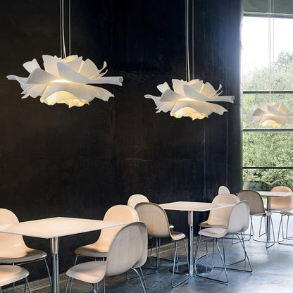 Softfold White Acrylic Pendant