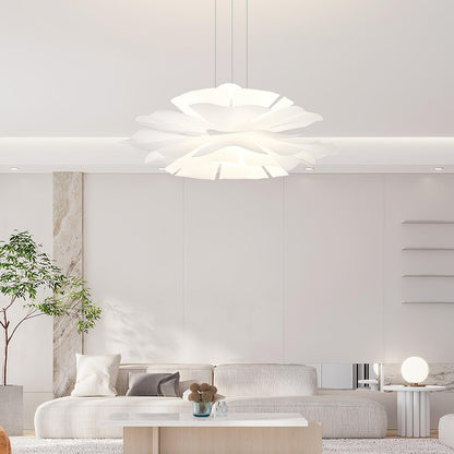 Softfold White Acrylic Pendant