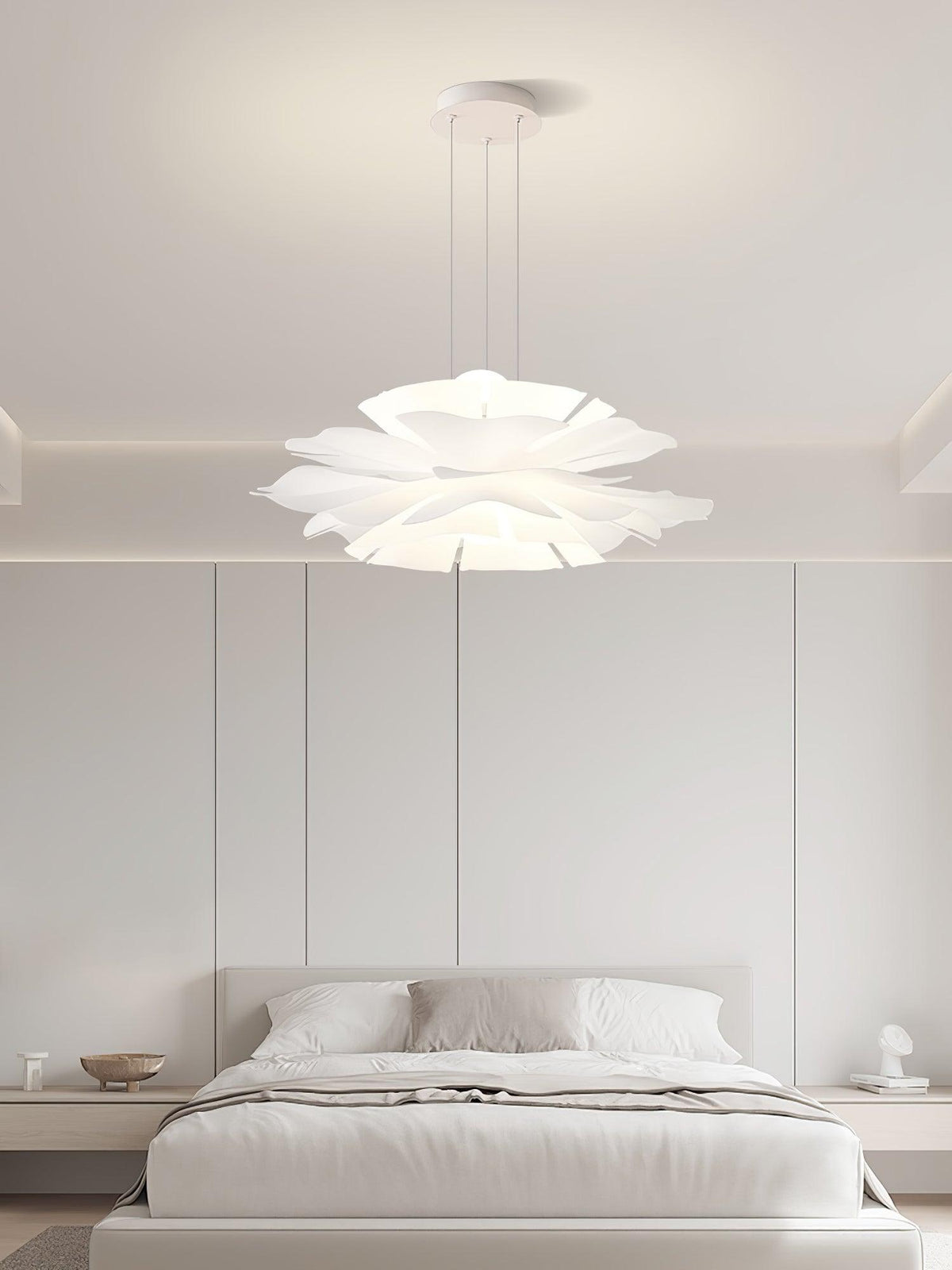 Softfold White Acrylic Pendant