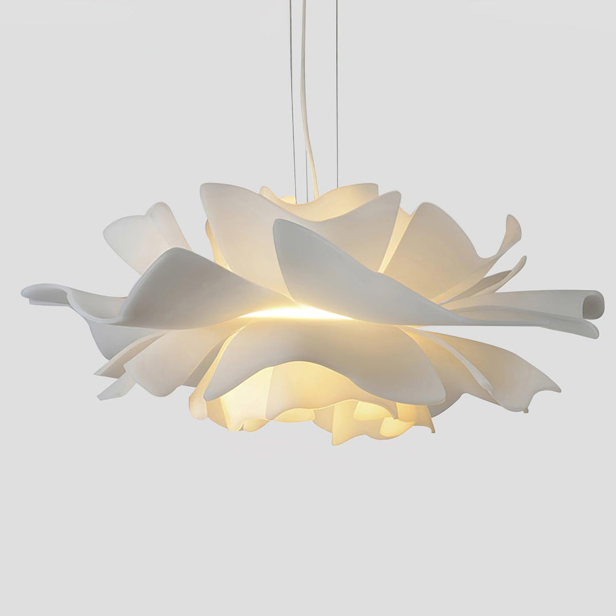 Softfold White Acrylic Pendant