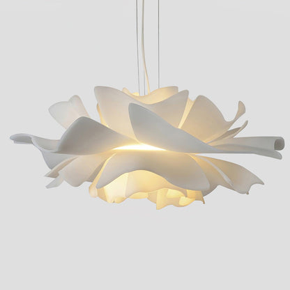 Softfold White Acrylic Pendant
