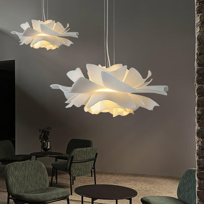 Softfold White Acrylic Pendant