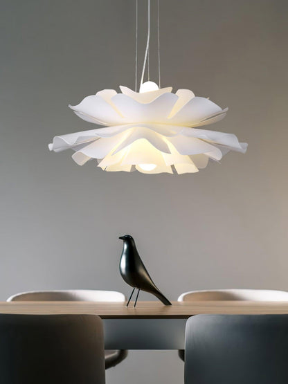 Softfold White Acrylic Pendant
