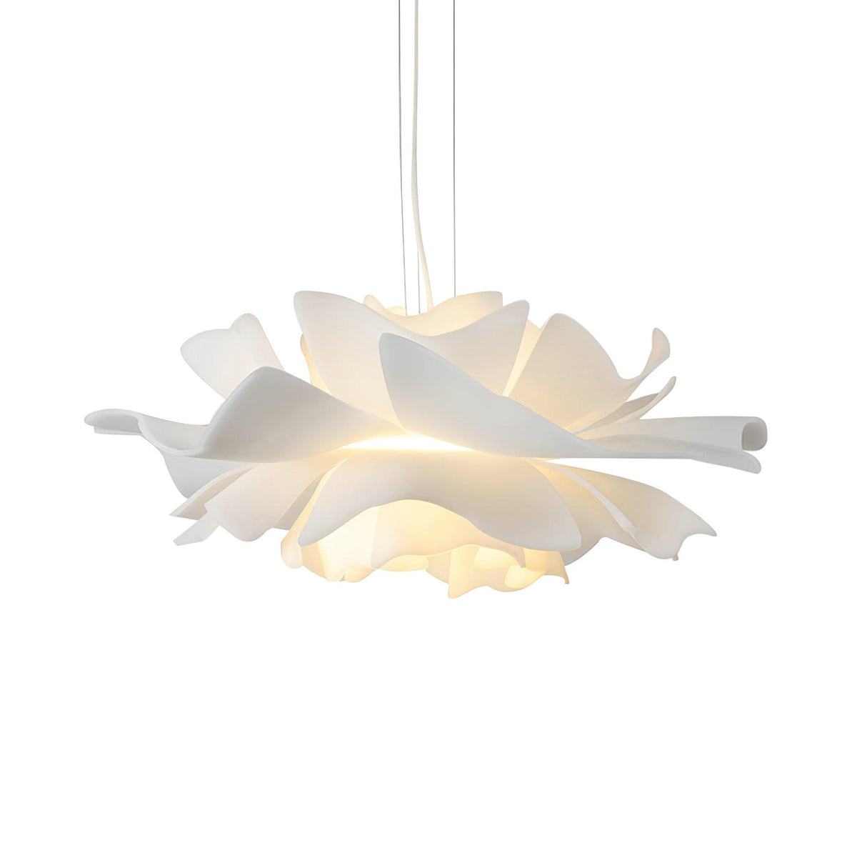 Softfold White Acrylic Pendant