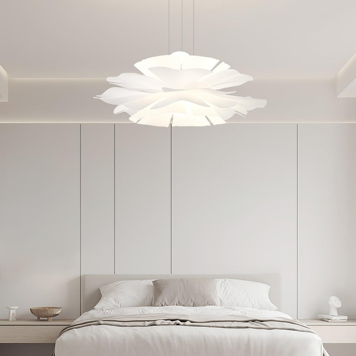 Softfold White Acrylic Pendant