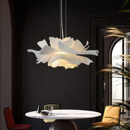 Softfold White Acrylic Pendant