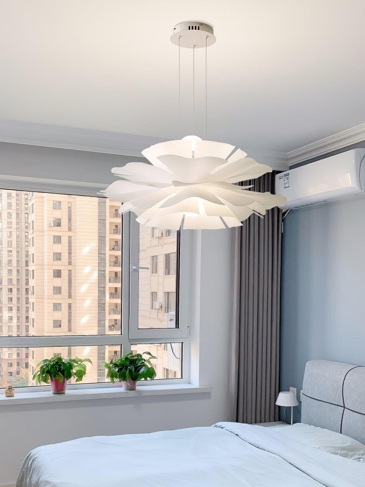 Softfold White Acrylic Pendant