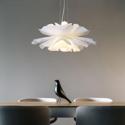 Softfold White Acrylic Pendant