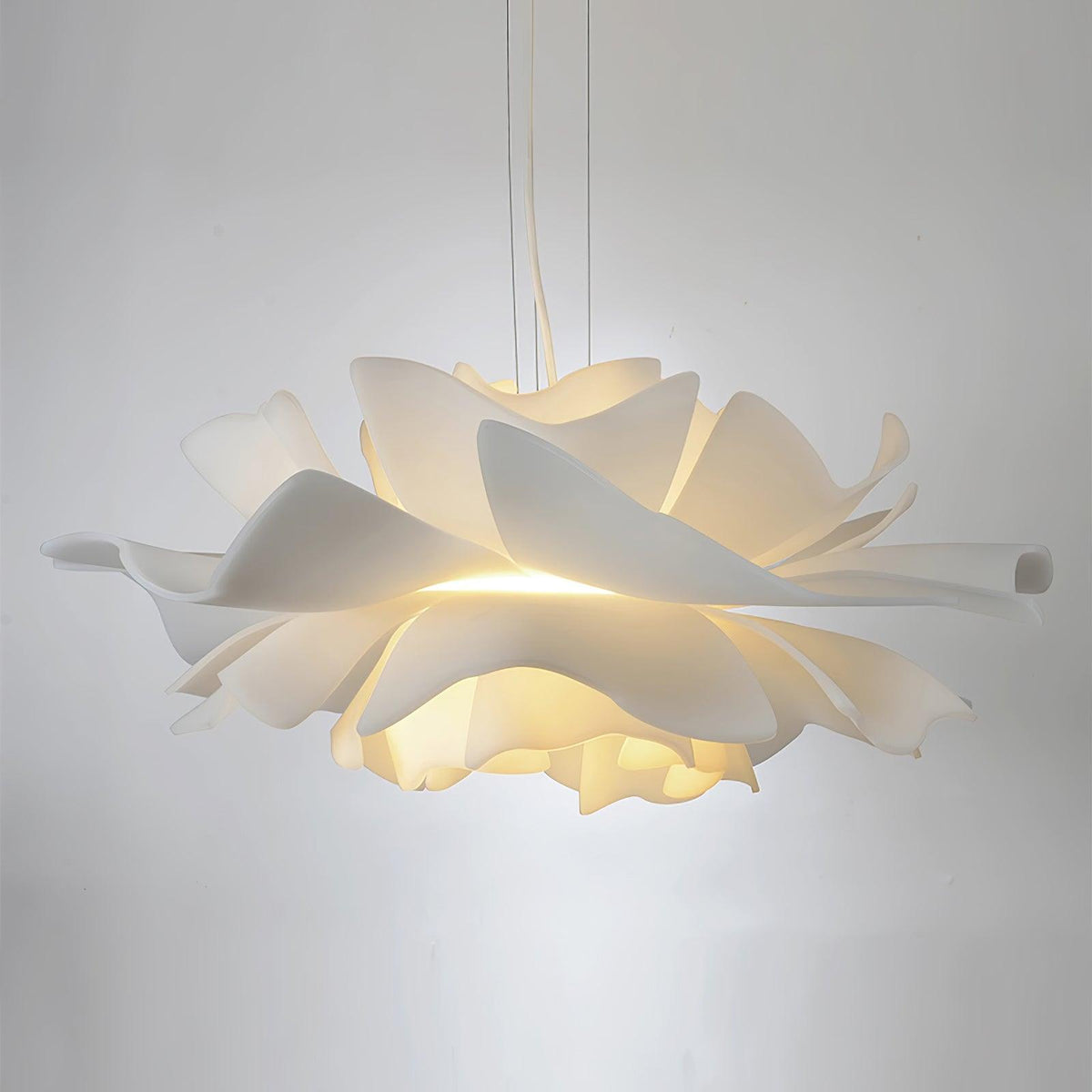 Softfold White Acrylic Pendant