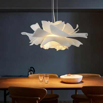 Softfold White Acrylic Pendant