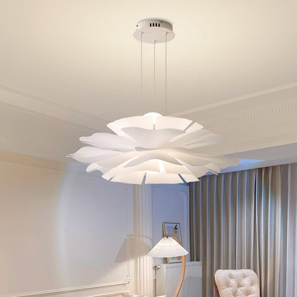 Softfold White Acrylic Pendant