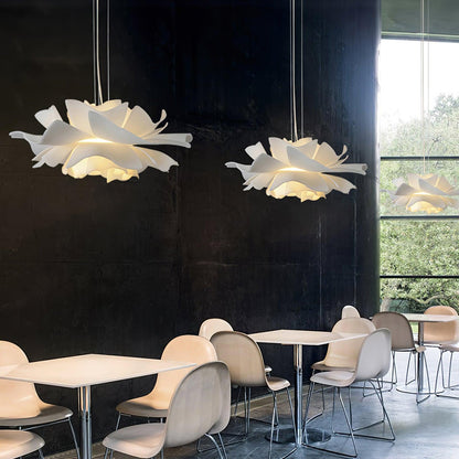 Softfold White Acrylic Pendant