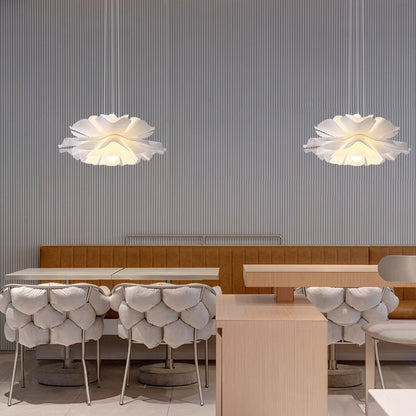 Softfold White Acrylic Pendant