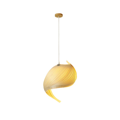 Spiravelle Wood Shell Multi-Light Pendant