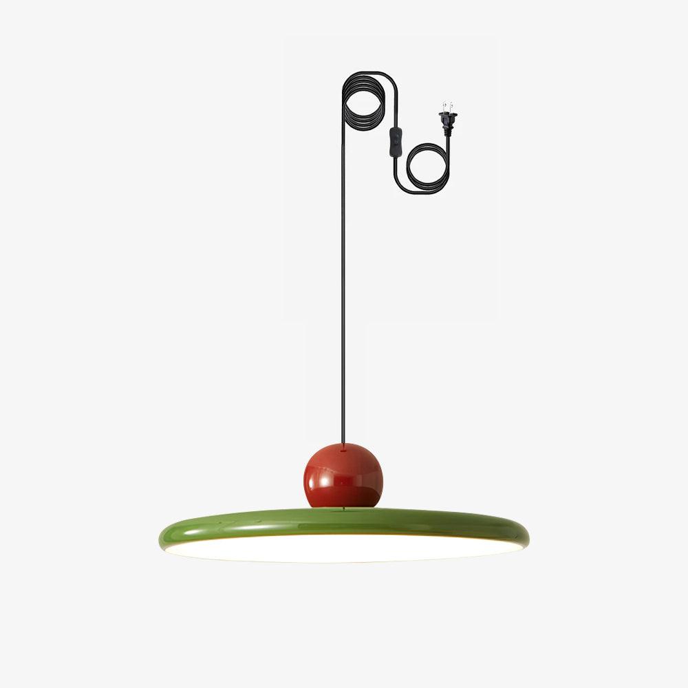 Splaytone Red Green Beige LED Swag Pendant