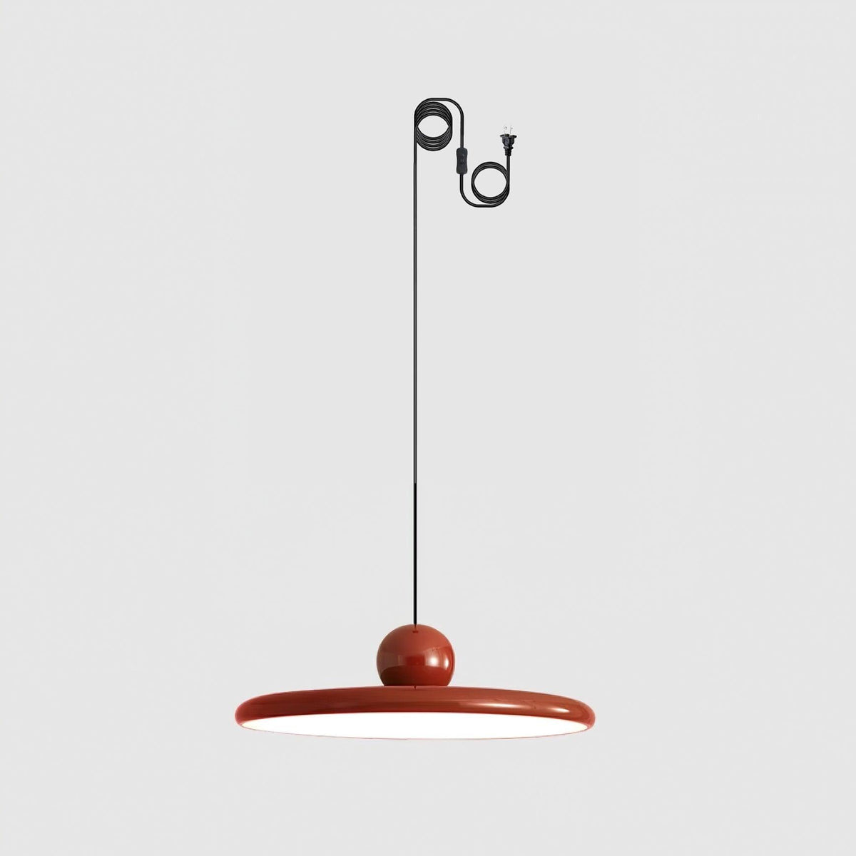 Splaytone Red Green Beige LED Swag Pendant