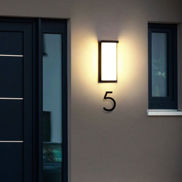 Square Waterproof Outdoor LED Wall Light / White Light / A 36W