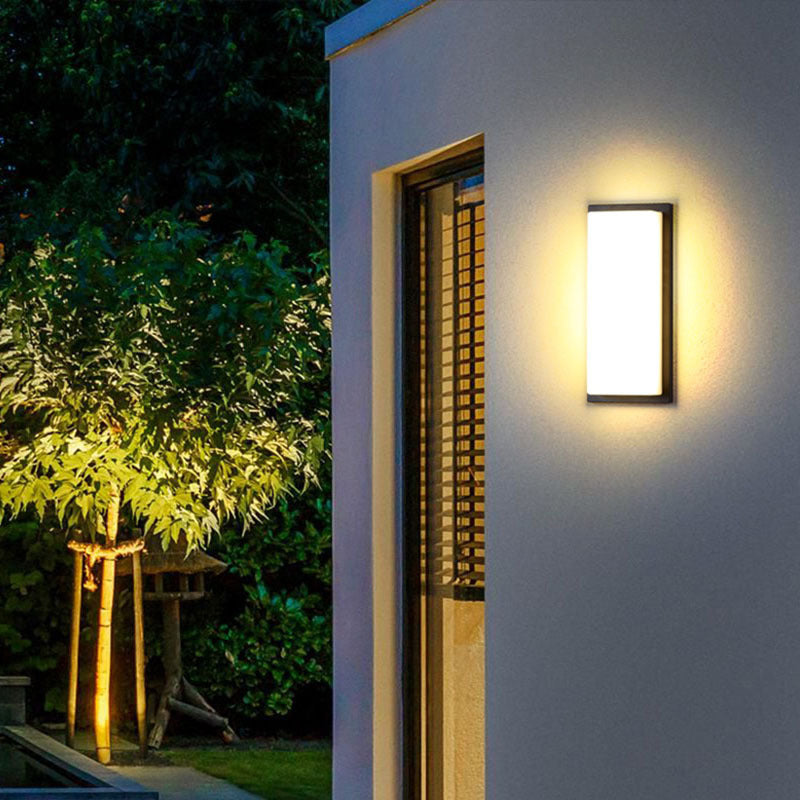 Square Waterproof Outdoor LED Wall Light / White Light / B 36W