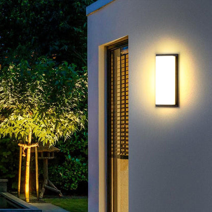 Square Waterproof Outdoor LED Wall Light / White Light / B 36W