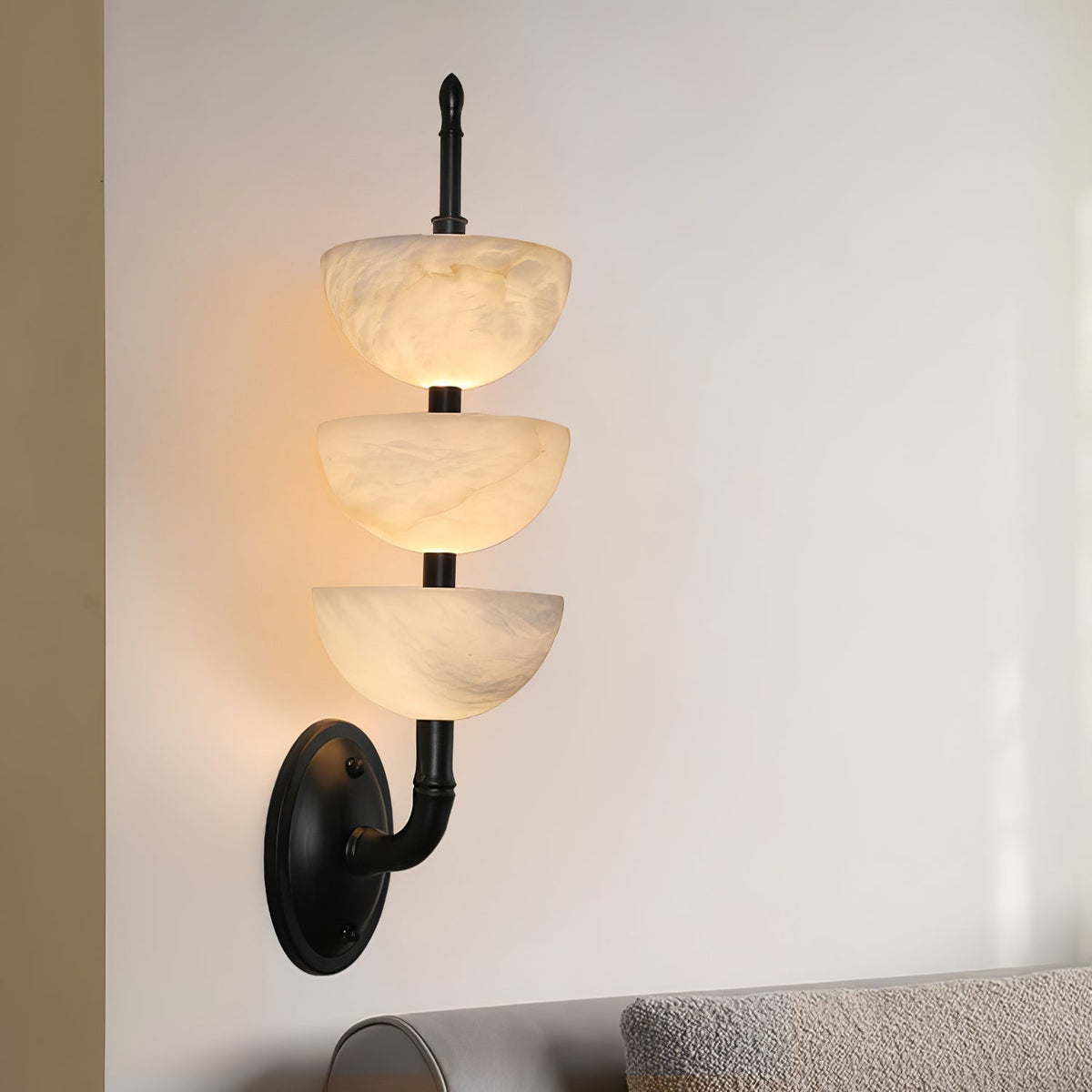Triple Alabaster Wall Sconce 1001 Wall lamp