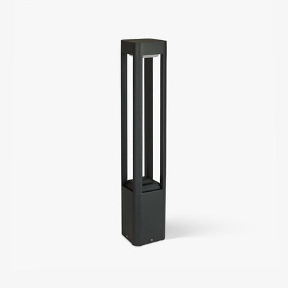 Stanchion Black LED Garden Light
