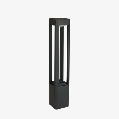 Stanchion Black LED Garden Light