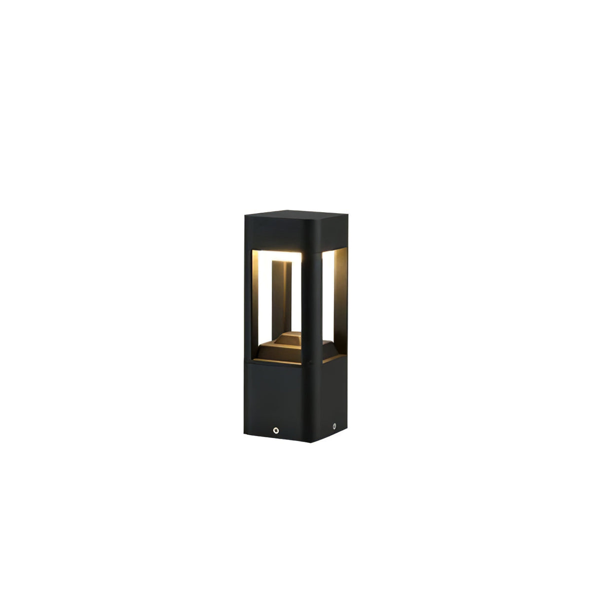 Stanchion Black LED Garden Light