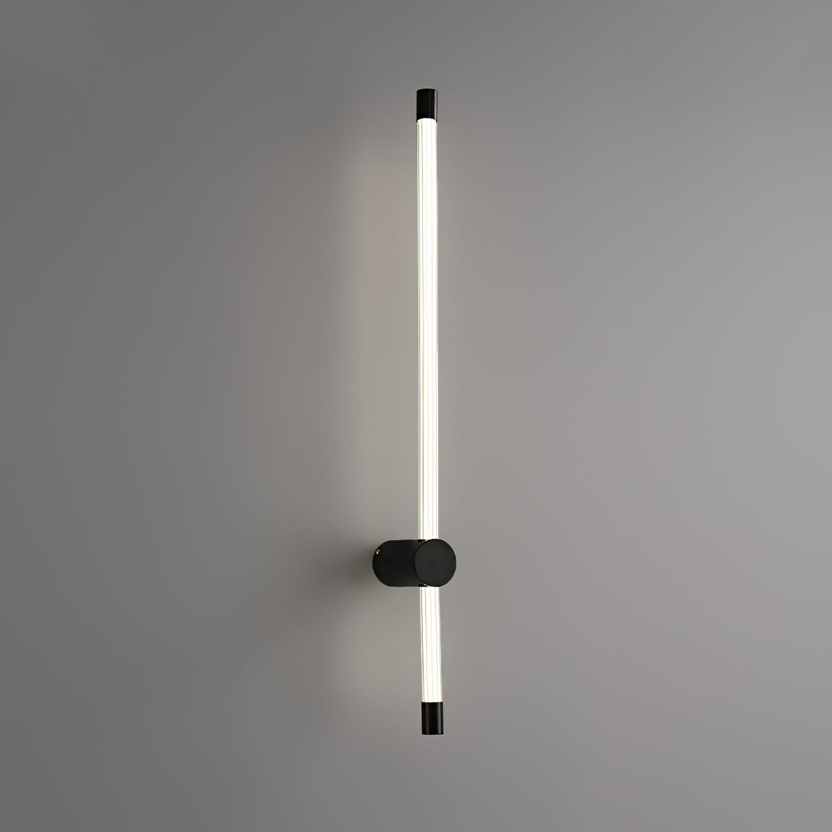 Strake Black Brass LED Wall Light