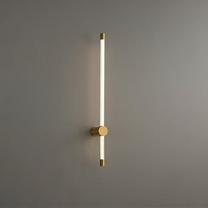 Strake Black Brass LED Wall Light