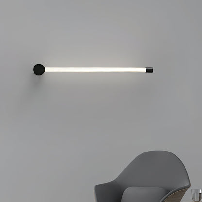 Strake Black Brass LED Wall Light